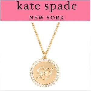 Kate ♠️ Spade 💎RARE💎Mr & Mrs ✨Wedding Bells✨ Gold Necklace✨